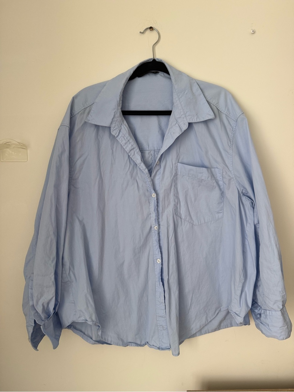 Zara Light Blue Women's Button-Down Shirt